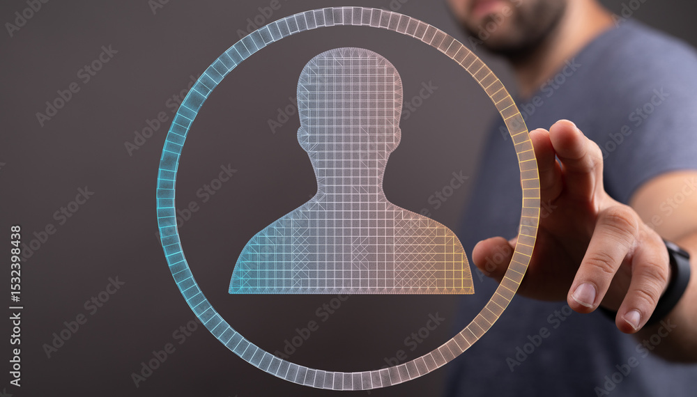 Poster Secure your online identity with advanced digital profile management. Protect your data and privacy.