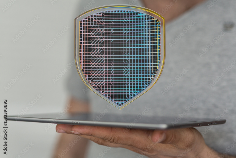 Aufkleber Secure your data with robust cybersecurity.  Protect your information with our advanced solutions.