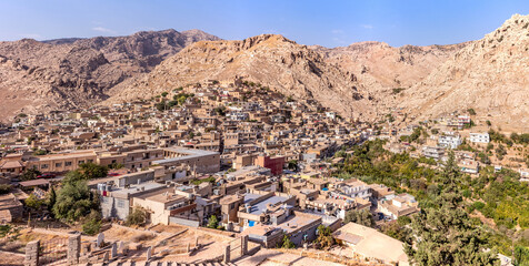 View of Akre town, Kurdistan Region of Iraq