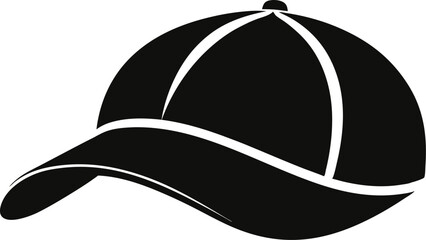 Cap Silhouette Vector Illustration 