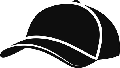 Cap Silhouette Vector Illustration 