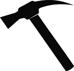 Hammer Silhouette Vector Illustration 