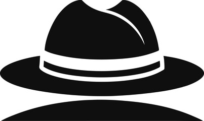 Hat Silhouette Vector Illustration 