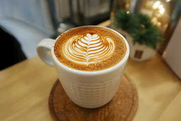 Coffee Cup, Creating Intricate Latte Art