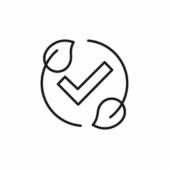 green certified icon sign vector