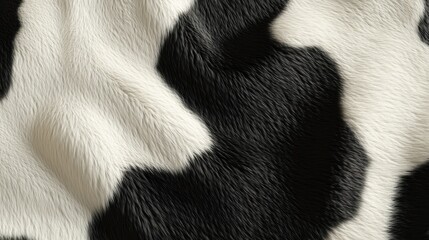 panda fur texture, black and white