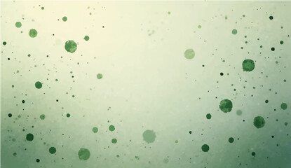 Abstract gradient background with grainy texture dark green dots.