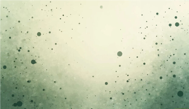 Abstract gradient background with grainy texture dark green dots.