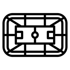Vector Design Stadium Icon Style