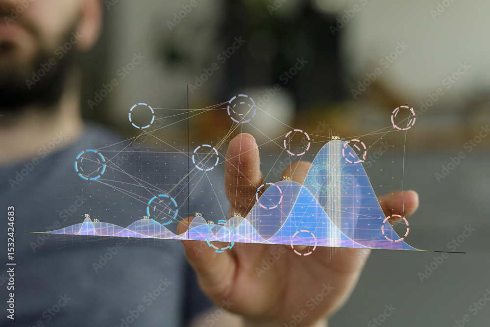 Aufkleber Visualize data, understand trends, and make informed decisions with interactive charts and graphs.