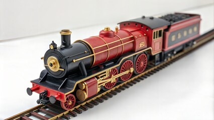 steam train on the railway