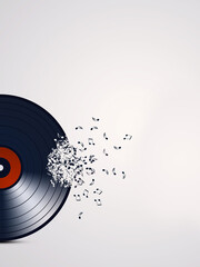 Vinyl Record Music Background