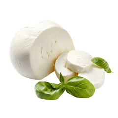 mozzarella cheese vegetarian food [Transparent Background PNG].