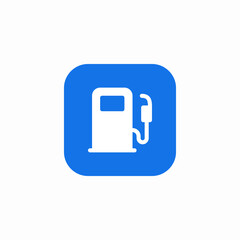 gas pump station icon sign vector © Ilhame
