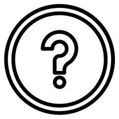Vector Design Question Icon Style