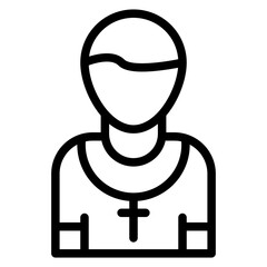 Vector Design Pastor Icon Style