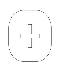 Fototapeta premium add icon