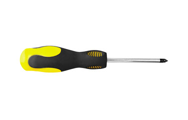 Ergonomic Yellow and Black Phillips Head Screwdriver for DIY and Repair Tasks