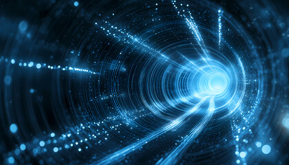 Digital Tunnel of Light and Data