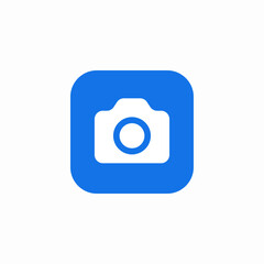 camera lens icon sign vector