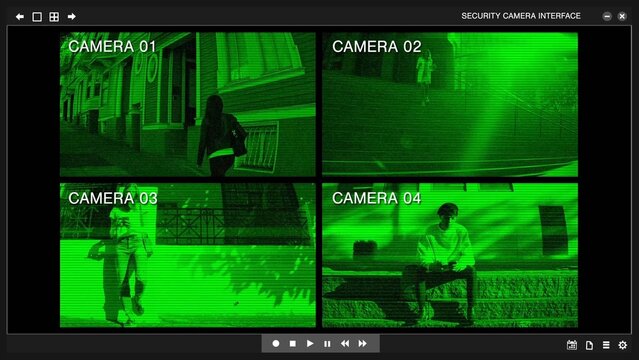 Duotone CCTV Interface