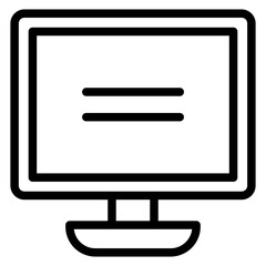 Vector Design Lcd Icon Style