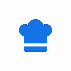 kitchen chef hat icon sign vector