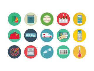 set of icons for web design