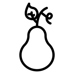 Vector Design Pear Icon Style