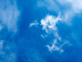 Cleat weather Blue Sky with White Clouds and gentle wind.