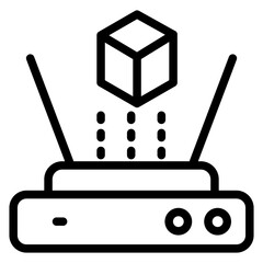 Vector Design Holographic Icon Style