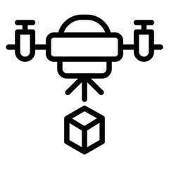 Vector Design Drone Icon Style