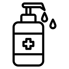 Vector Design Hand Sanitizer Icon Style