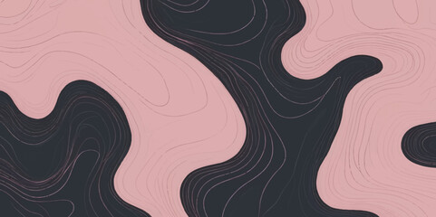 3D Pink Paper Cut Abstract Background – Modern Layered Wave Design.