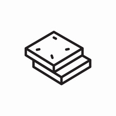 stairs concrete
icon vector 