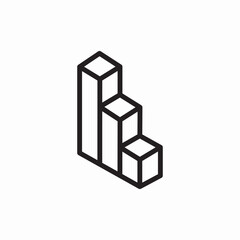 statistics chart
icon vector 