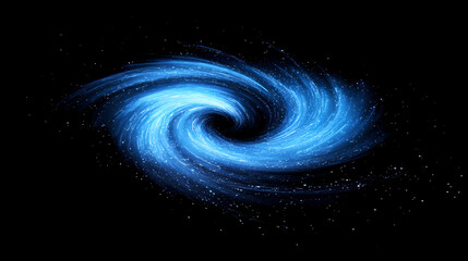 Spiral Galaxy Nebula in the Cosmic Void