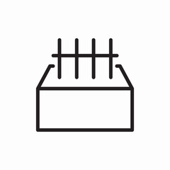 ⁠reinforcement concrete
icon vector 