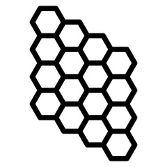 Vector Design Honeycomb Icon Style