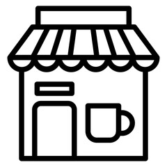 Vector Design Tea Stall Icon Style