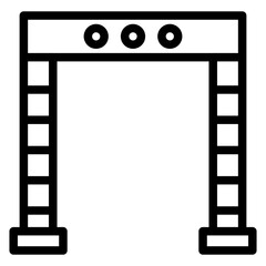 Vector Design Security Control Icon Style