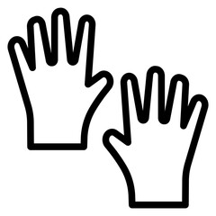 Vector Design Cleaning Gloves Icon Style
