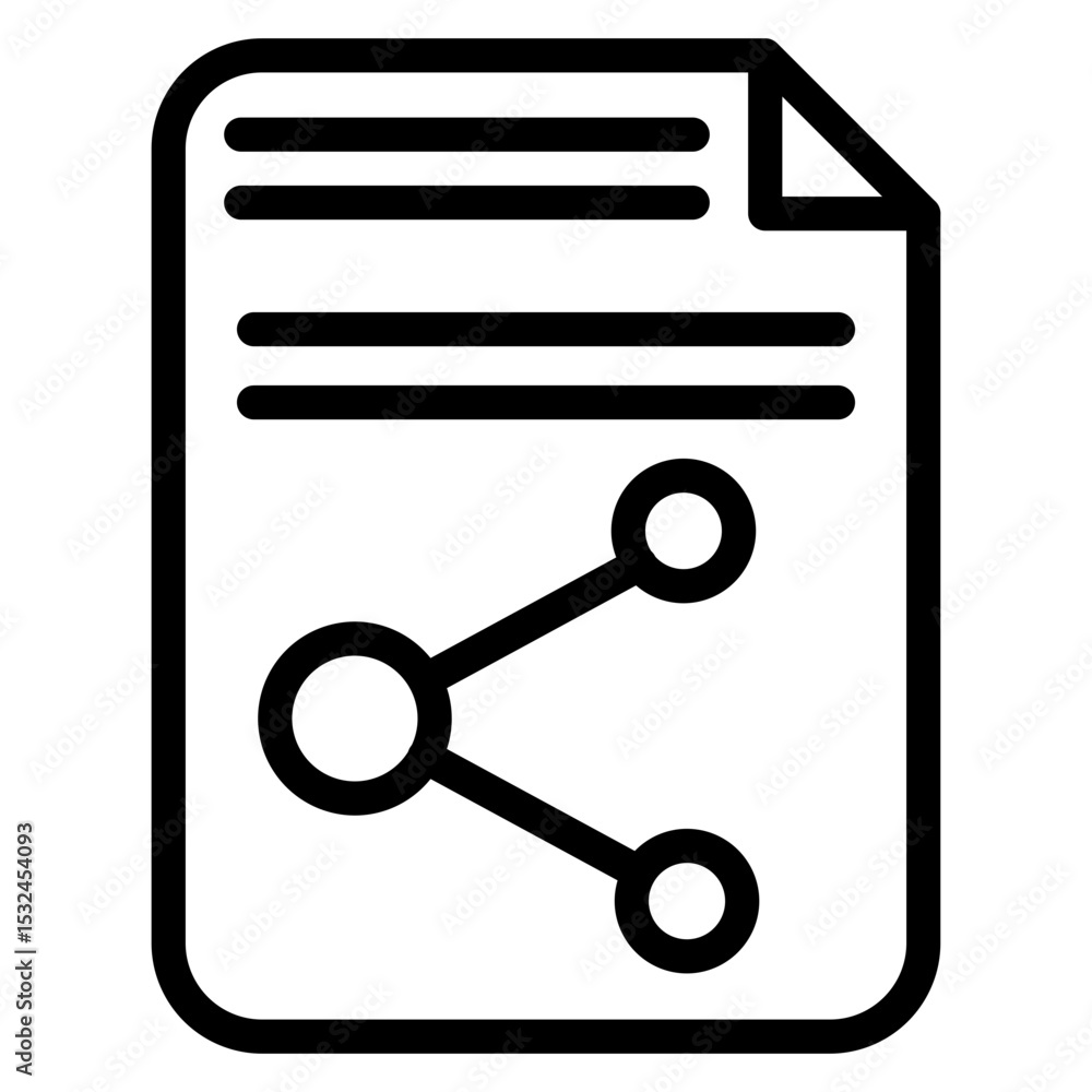 Poster Vector Design File Sharing Icon Style