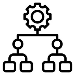 Vector Design Algorithm Icon Style