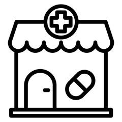 Pharmacy Icon Style