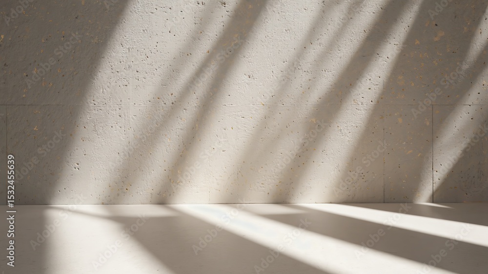 Aufkleber light and shadow: minimalist cream texture background for design projects