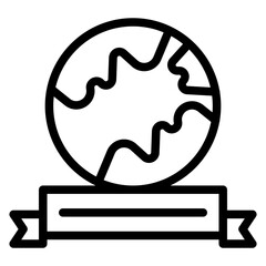 Earth Day Icon Style