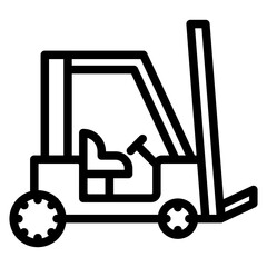 Forklift Icon Style