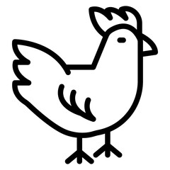 Chicken Icon Style