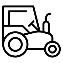 Tractor Icon Style